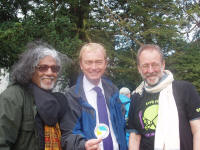 Tim Farron MP, with Fairtrade members